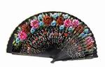 Openwork Black Fan with floral design on both sides Ref. 1293 8.223€ #503281293